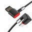 Lomený kábel USB na Micro USB / USB-C 1