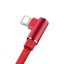 Lomený nabíjací kábel pre Apple Lightning na USB 3
