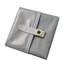 Lona de camping impermeable tarp con ojales de sujeción 5 x 3 m Tejido 15D con capa de silicona y PU Gris Refugio para camping y actividades al aire 5