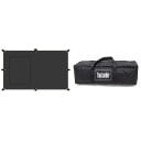 Lona para auto con ventana de malla Toldos impermeables y toldo portátil 2,8 x 4,8 m Protección solar Carpa para acampar y actividades al aire 4