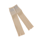 Long Black Fingerless Gloves with Glitter for Women, Breathable Polyester, Formal Evening Gloves for Special Occasions 2