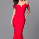 Long Evening Dress Red 4