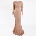 Long Evening Sequin Dress 2