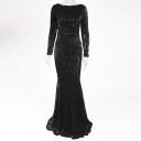 Long Evening Sequin Dress 6