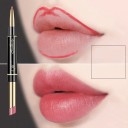 Long-Lasting Lipstick and Lip Liner 2-in-1 Matte Lipstick and Lip Contour Pencil Waterproof Cosmetics 9
