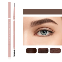Long-lasting Waterproof Double-ended Eyebrow Pencil 1.5 mm Precision Pencil with Brush Length of Refill 2.6 cm Fine Shaping of Eyebrows Daily Makeup 5