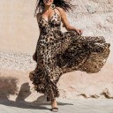 Long Leopard Print Dress 5