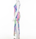 Long Rainbow Dress 4