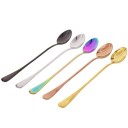Long Spoon for Lemonade in Tall Glasses Metal Spoon with Glossy Surface and Slim Handle Length 19.5 cm Width 2.7 cm 7
