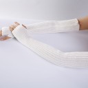 Long Women's Fingerless Gloves 1