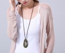 Long Wooden Women's Necklace J1908 6