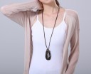 Long Wooden Women's Necklace J1908 7