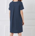 Loose Short Sleeve Dress 6