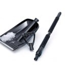 Lopată telescopică pentru zăpadă 71 până la 86 cm Extensibilă în 3 piese Țeavă din aluminiu Mâner din spumă Mâner în formă de D 5