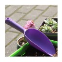 Lopatina plastica per piantagione con misuratore 25 x 6,5 cm manico antiscivolo per il trapianto di piante, lavoro con il terreno e diserbo 10