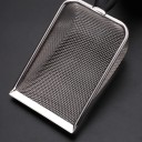 Lopatka din oțel inoxidabil cu plasă 27,5 x 10 x 5 cm pentru reptile, lopată metalică pentru curățarea terariului, cu dimensiuni ale ochiurilor de 2,8 x 2,8 mm 5
