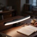 Λωρίδα LED φωτισμού για καμπύλη οθόνη 40 εκ Ασύμμετρο φως χωρίς αντανάκλαση Ομαλή ρύθμιση φωτεινότητας Χρονοδιακόπτης Ra95 Μαύρο Τροφοδοσία USB-C 3