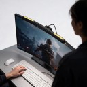 Λωρίδα LED φωτισμού για καμπύλη οθόνη 40 εκ RGB οπίσθιο φωτισμό Ασύμμετρο φως χωρίς αντανάκλαση Ομαλή ρύθμιση φωτεινότητας Χρονοδιακόπτης Μαύρο 2