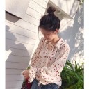 Løs bluse med blomsterprint til kvinder 4