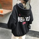 Løs sweatshirt med print til kvinder 3