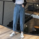 Løse 3/4 jeans til kvinder 5