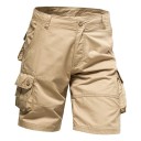 Løse herreshorts i bomuld med flere lommer. Komfortable knælange shorts til sommer, vandreture og arbejde. 5