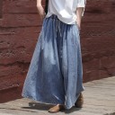 Løse retro jeans til kvinder 1