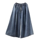 Løse retro jeans til kvinder 2