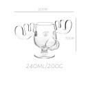 Losos alakú pohár 240 ml 20 x 10 cm Dekoratív pohár italokhoz Eredeti állat design Ajándék pohár italokhoz 4