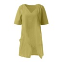 Losse asymmetrische top voor dames 8