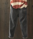 Losse damesbroek met elastische taille 6