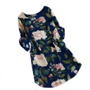 Losse jurk met bloemenprint 3