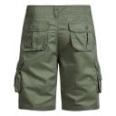 Losse katoenen outdoorshorts voor heren met meerdere zakken. Comfortabele shorts tot op de knie voor zomerse wandel- en werkshorts 5