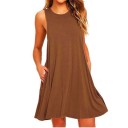Losse mouwloze zomerjurk 5