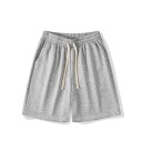 Losse sportshorts voor heren met trekkoord, lichtgewicht en ademend materiaal. Fitness hardloopshorts voor training, oefening en vrije tijd. 5