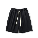 Losse sportshorts voor heren met trekkoord, lichtgewicht en ademend materiaal. Fitness hardloopshorts voor training, oefening en vrije tijd. 4