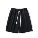Losse sportshorts voor heren met trekkoord, lichtgewicht en ademend materiaal. Fitness hardloopshorts voor training, oefening en vrije tijd. 4