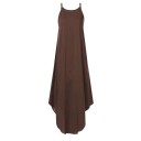 Losse strapless jurk 8