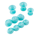 Lot de 10 bigoudis en silicone sans chaleur, vagues décontractées, outils de coiffure flexibles, deux tailles pour toutes les longueurs 7