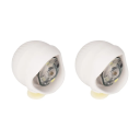 Lot de 2 lampes LED pour chaussures, éclairage de sécurité pour la course nocturne, la promenade du chien, 3 modes clignotants, décoration pour chaussures de sport 7