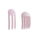 Lot de 2 pinces volume 15 cm pour cheveux moelleux dès la racine. Pince à 3 dents et bigoudis 6 dents pour femmes. Augmente le volume 3