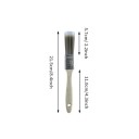 Lot de 5 pinceaux longs coniques en nylon de couleur café blanc pour la peinture, les grillades et l&#39;utilisation marine. Usage artistique et technique 6