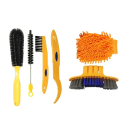 Lot de 6 nettoyants pour chaîne et transmission de vélo Brosses pour pignons et pneus Pour vélos de montagne, de route, de ville et pliants 7