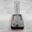 Lötstation mit Metallfeder und Reinigungsschwamm 11 x 6,5 cm Praktischer Halter für Lötarbeiten Elektronik Reparaturen 80 g 4