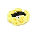 Λουλουδάτη ελαστική ταινία για τα μαλλιά 2