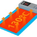 LS3 mini almohadilla separadora calefaccionada para pantallas LCD Superficie de servicio con regulación de temperatura para reparaciones de teléfonos 3