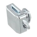 Lucchetto per mobili con pulsante Push-lock per foro da 26 mm in lega di zinco cromato per camper, autocaravan, barche e mobili per armadietti 3