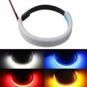 Lucciolo LED di sicurezza per moto Striscia luminosa per una migliore visibilità sulla strada Alimentazione 12 V DC Lunghezza della luce 13,3 5