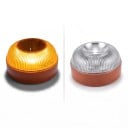 Luce LED di emergenza portatile 1 pz Luce di avvertimento magnetica 8,2 cm A batteria 3x AAA Luce arancione Bianca e luce arancione Per auto 4