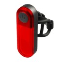 Luce LED per bicicletta 7,3 x 2,5 cm ricaricabile USB-C 400 mAh Impermeabile IPX67 Luce di sicurezza per ciclismo Design compatto Montaggio 3
